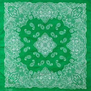 Letter Pattern Bandana Scarf Custom Silk Cotton Bandana With Logo Satin Summer <b>Style</b> Personalized OEM Supplier - Product Image 3