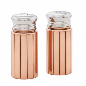 Vente en gros de salières et poivrières en acier inoxydable à finition martelée, distributeur de sel et de poivre en métal pour la cuisine et la restauration - Product Image 4