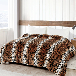 Animal Print Flannel Fleece Blanket 152x228CM Soft Cozy Plush <b>Throw</b> Lightweight Leopard Cheetah Snake Zebra Print <b>Sofa</b> Bed <b>Cover</b> - Product Image 3