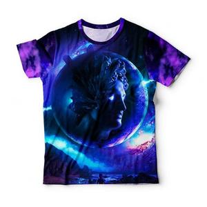 T-shirt à manches courtes pour homme avec imprimé d'art abstrait, coupe classique, col rond, style décontracté, impression par transfert par sublimation, 100% polyester - Product Image 6