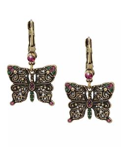 Orecchini Pendenti a Farfalla in Cristallo |   2028 - Product Image 2