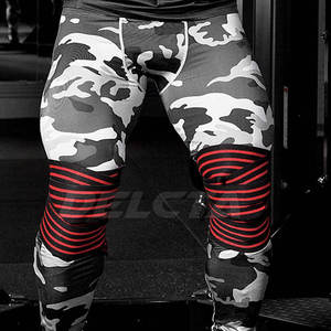 Accessoires de sécurité pour le fitness, bandages de genou de couleur unie, prix bas, bandages de genou légers - Product Image 4