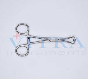 Pinza para toallas sin perforación de 150 mm con punta plana, instrumentos quirúrgicos reutilizables, clips para paños quirúrgicos atraumáticos, grado hospitalario - Product Image 1