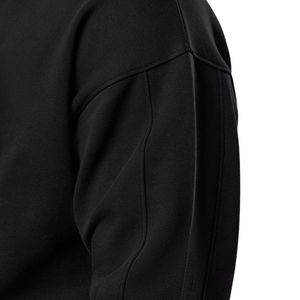 Sudadera con Capucha Negra para Hombre, Ligera, Informal, de Manga Larga, para Gimnasio, Deportiva, de Invierno - Product Image 5