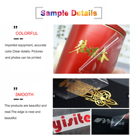 Impresora UV DTF 2 en 1 de 60 cm, Máquina de Inyección de Tinta Roll-to-Roll CMYK para Impresión de Logotipos, Etiquetas y Adhesivos Transparentes