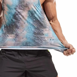 Nueva Llegada, Logotipo Personalizado, Precios al por Mayor, Camiseta sin Mangas 100% Algodón para Hombre, Teñida en Color Liso y de Secado Rápido - Product Image 6