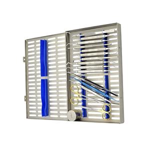 15-Piece Stainless Steel Manual Dental Bone Grafting <b>Kit</b> Sinus Lift Implant Instruments Class I CE ISO Certified Grip Surgical - Product Image 1