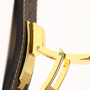 Ceinture de musculation à levier en cuir véritable épais, fermeture à levier en acier robuste, soutien lombaire confortable et sécurisé - Product Image 5