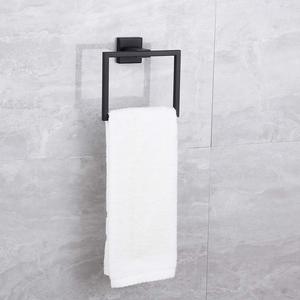 Metal Modern Square Bath and Hand <b>Towel</b> Bar Rack <b>Stand</b> with Abstract Pattern <b>for</b> <b>Bathroom</b> Kitchen Vanity Countertop Decoration - Product Image 6
