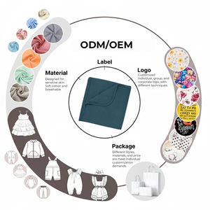 <b>Baby</b> Blanket 95% Bamboo Cotton 5% Spandex Soft Breathable Cozy for Newborns and Infants - Product Image 5