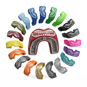 All Over Printed Design Karate Punching Fighting Mouth Guard for Boxing MMA Dental Protection Teeth Comfort Fit Universal Guard - Product Image 1