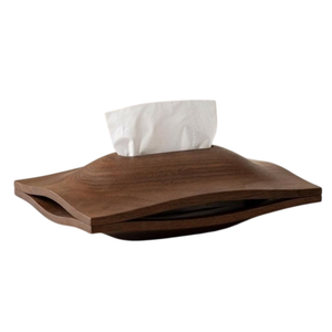 Boîte à mouchoirs en bois naturel en forme de cube, pour comptoir de salle de bain, décoration de table pour la maison et le bureau, boîtes à mouchoirs en solde - Product Image 5