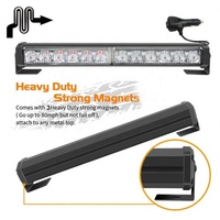 Amber 12 LED d'avertissement LED Mini Bar feux stroboscopiques d'urgence pour véhicule avec base magnétique