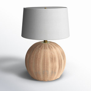 <b>Wicker</b>/Rattan Table <b>Lamp</b> for Home Decor - Product Image 6