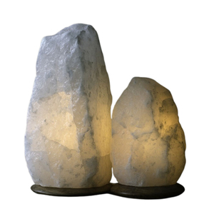 Lámparas de Sal del Himalaya con Base de Madera, Forma Natural de Pirámide, Hechas a Mano, Portátiles, Purificadoras de Aire, Sal Natural, Empaque Personalizado - Product Image 2