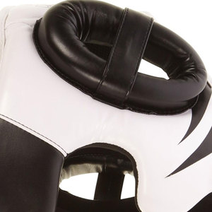 Protector de Cabeza de Cuero de Alta Calidad para Boxeo y Entrenamiento de MMA, Transpirable, Resistente al Viento, Unisex, para Adultos, con Cierre de Velcro y Logotipo Personalizado - Product Image 6