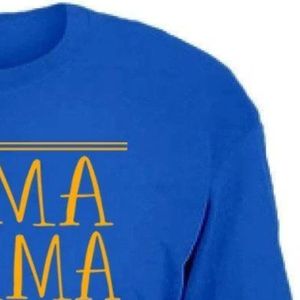 T-shirt à manches longues personnalisé Blue Sigma Gamma Rho pour femme, col rond, lettres de sororité grecque, vêtement décontracté pour le campus, personnalisable - Product Image 3