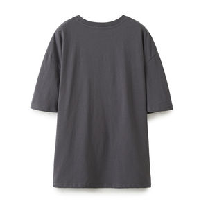 Camiseta de Mujer con Diseño Abstracto de Arte Pop, Color Gris Carbón, Corte Holgado, Gráficos Neón, Estilo Urbano, Verano 2026 - Product Image 6