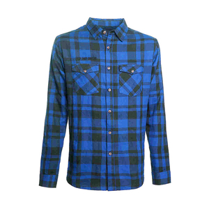 Camisa de Franela a Cuadros de Manga Larga para Hombre, Camisa Casual de Algodón a Cuadros para Motocicleta, Ropa de Otoño - Product Image 3