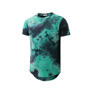 เสื้อยืดคอกลมแขนสั้นพิมพ์ลายกราฟิกสำหรับผู้ชาย ทรงเข้ารูป ยาวพิเศษ สวมใส่สบาย ระบายอากาศได้ดี ผลิตจากโพลีเอสเตอร์ 100% - Product Image 5