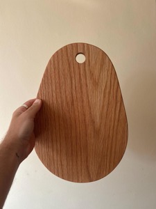 Eco Stylish Solid Oak Acacia Wood Chopping <b>Board</b> Customizable Fruit <b>Cake</b> Stand Kitchen Home Dishwasher Safe Custom Thick - Product Image 4