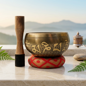 Cuencos Cantores de Latón Antiguo de Alta Calidad, Fabricante de Cuencos de Sonido Personalizados para Meditación, Sanación y Terapia Mental - Product Image 1
