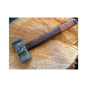 Martillo de Acero de Damasco Forjado a Mano, Martillo de Acero con Patrón Decorativo, Pieza Decorativa de Primera Calidad, Artesanía Premium para Coleccionistas, Hogar u Oficina - Product Image 1