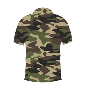 เสื้อโปโลลายพรางวู้ดแลนด์สำหรับผู้ชาย แขนสั้น สวมใส่สบาย เหมาะสำหรับเล่นกอล์ฟ ระบายอากาศได้ดี พิมพ์ลาย แฟชั่นฤดูร้อน - Product Image 2