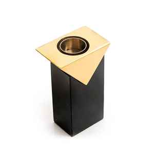 Quemador de Incienso Moderno de Madera, Quemador de Incienso Árabe Oud, Porta Incienso con Copa de Metal, Decoración de Fragancia para el Hogar de Lujo - Product Image 2