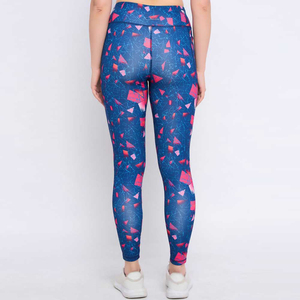 Leggings de yoga pour femmes, taille haute, extensibles, sans coutures, pour le fitness, la gym, la course et le sport, avec faible MOQ - Product Image 4