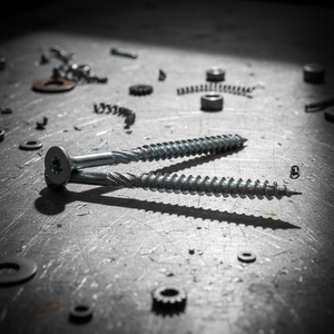 Vis à tête fraisée à filetage grossier en acier au carbone nickelé, oxyde noir, à entraînement Torx, métrique et impérial, classe 4.8 6.8, qualité industrielle - Product Image 1