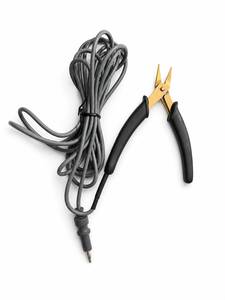 Pince à cheveux en acier inoxydable Obexa PL-555 pour tissage, sertissage de perles et coupe de précision pour extensions de cheveux - Product Image 2