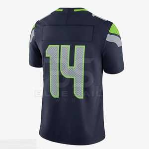 Maillot de football américain 100% polyester, nom et numéros d'équipe personnalisés, anti-UV, respirant - Product Image 2