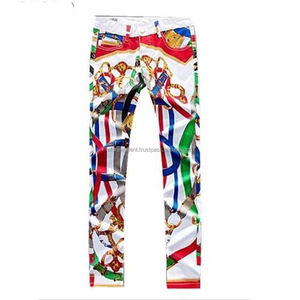 Venta caliente Denim Jeans High Street Slim Pants Jeans para hombres Venta al por mayor Moda de alta calidad para hombres Jean Pant Pantalones rectos para hombres - Product Image 4