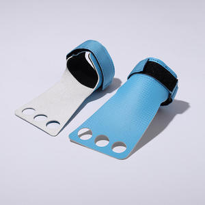 แผ่นรองมือหนังไมโครไฟเบอร์สำหรับยกน้ำหนัก ออกกำลังกาย ครอสฟิต ป้องกันฝ่ามือ พร้อมสกรีนโลโก้ตามสั่ง ขายส่ง - Product Image 5