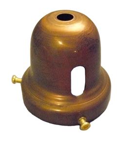 Omg <b>Industries</b> Modern Unfinished Brass <b>Lamp</b> Socket 3-1/4\" Fitter Screw <b>Style</b> Metal and Copper <b>Lamp</b> Shade Holder for Bulbs - Product Image 3