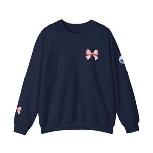 แจ็คแอนด์จิลเสื้อสเวตเชิ้ตคอกลมแขนยาวสำหรับผู้หญิง เสื้อสวมหัวลำลอง ผ้าฝ้ายผสมเนื้อนุ่ม สวมใส่สบายทุกวัน แฟชั่นทันสมัย - Product Image 1