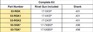 Kits de Pistola Remachadora Neumática de Alta Resistencia USATCO Profesional con 6 Meses de Garantía - Product Image 3