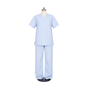 Conjunto de Uniforme Médico de Algodón para Mujer, Doctora o Enfermera, Cómodo, Transpirable, Ajuste Flexible, Tela Duradera - Product Image 1