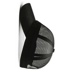 Gorra Trucker de Lona y Malla de 5 Paneles Unisex de Alta Calidad Personalizada 2025 con Visera Curva, Estilo Urbano, Rayas y Logotipo de Diamantes de Imitación - Product Image 3