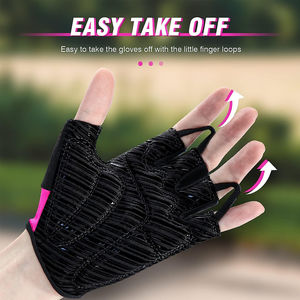 Guantes de Ciclismo Transpirables de Media Mano de Alta Calidad para Competición de Ciclismo y Entrenamiento de Levantamiento de Pesas, Fabricante Mayorista - Product Image 3