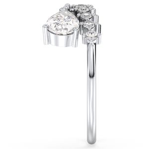 REYES Luxury 925 Sterling Silver GRA Certified Moissanite Engagement Ring For Women Perfect Anniversary Gifts Fine Jewelry - Product Image 5