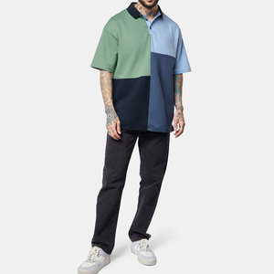 Polos en tricot à manches courtes de haute qualité au meilleur design pour hommes avec logo sur le devant, prix de gros, nouveau style - Product Image 4