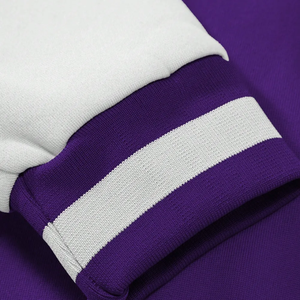 New Custom Design Men's Varsity Baseball <b>Jacket</b> 100% Cotton Soft Shell Microfleece <b>Plus</b> <b>Size</b> Winter Fashion - Product Image 4