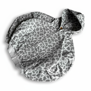 Women <b>Leopard</b> <b>Print</b> Zip Up <b>Hoodie</b> Stylish Casual Long Sleeve Hooded Sweatshirt Wholesale Fashion Winter Streetwear - Product Image 3