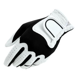 Gants de golf blancs antidérapants à excellente adhérence, pour adultes, durables, confort supplémentaire, en cuir véritable, respirants et absorbant l'humidité - Product Image 3