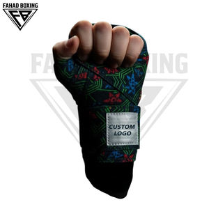 ผ้าพันมือเด็กแบบยืดพร้อมโลโก้สะท้อนแสงระดับพรีเมียม สำหรับศิลปะการต่อสู้ ผ้าฝ้ายทนทาน อุปกรณ์ฝึกซ้อมมวย - Product Image 4