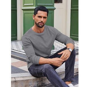 T-shirts personnalisés pour hommes à manches longues, respirants, anti-UV, haute qualité, 100 % polyester, pour la gym, le jogging, l'entraînement, l'école, le campus - Product Image 3