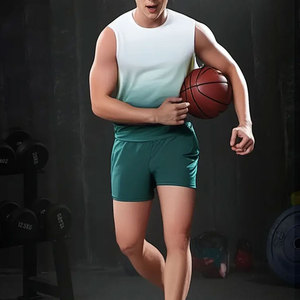 Camisetas deportivas de bambú de secado rápido con logo personalizado para hombre, ropa deportiva muscular transpirable sin costuras en venta - Product Image 4