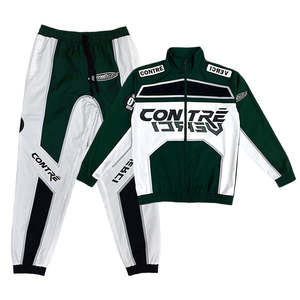 Conjunto Deportivo Personalizado de Invierno para Hombre y Mujer, Chaqueta y Pantalones Deportivos Retro con Logotipo Bordado para Fitness y Running - Product Image 1